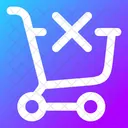 Eliminar Carrito De Compras Icono