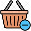 Eliminar cesta de la compra  Icono