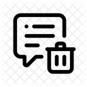 Eliminar Chat Mensaje Comunicacion Icono