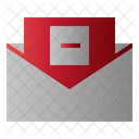 Correo Menos Mensaje Icono