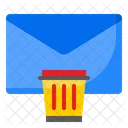 Borrar correo  Icono