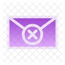 Borrar correo  Icono