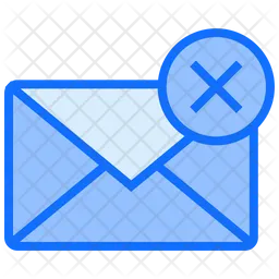 Borrar correo  Icono