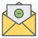 Eliminar correo  Icono