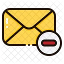 Borrar correo  Icono