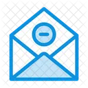 Eliminar correo  Icono