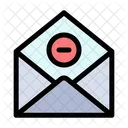 Eliminar correo  Icono