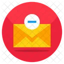 Eliminar correo  Icono