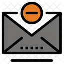 Eliminar correo electrónico  Icono