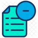 Eliminar documento  Icono