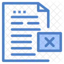 Eliminar Documento Eliminar Archivo Eliminar Datos Icon