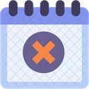 Eliminar Calendario Hora Y Fecha Icono