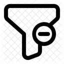 Quitar Filtro Eliminar Eliminar Filtro Icono