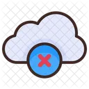 Eliminar nube  Icono