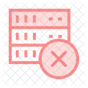 Quitar Eliminar Base De Datos Icono