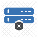Eliminar Servidor Eliminar Servidor Eliminar Base De Datos Icono