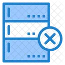 Eliminar Servidor Eliminar Base De Datos Eliminar Base De Datos Icono