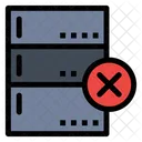 Eliminar Servidor Eliminar Base De Datos Eliminar Base De Datos Icono