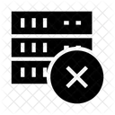 Quitar Eliminar Base De Datos Icono