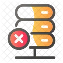 Eliminar Servidor Eliminar Base De Datos Servidor Icono