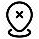 Eliminar ubicación  Icono