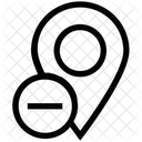 Eliminar ubicación  Icono