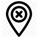 Eliminar ubicación  Icono