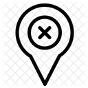 Eliminar ubicación  Icono