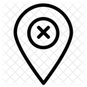Eliminar ubicación  Icono