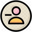 Social Usuario Eliminar Icono