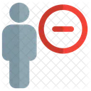 Eliminar usuario  Icono