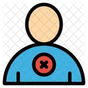 Borrar usuario  Icono