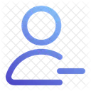 Eliminar usuario  Icono