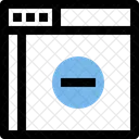 Eliminar Ventana Eliminar Pagina Web Icono