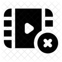 Eliminar vídeo  Icono