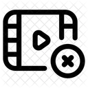 Eliminar vídeo  Icono