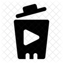Eliminar vídeo  Icono