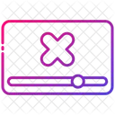 Eliminar vídeo  Icono