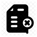 Eliminate Rejection Reject Icon