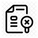 Eliminate Rejection Reject Icon