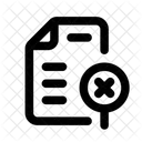 Eliminate Rejection Reject Icon