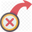 Ausscheidung besiegt  Symbol