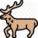 Elk Antler Wildlife Icon