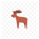 Elk Deer Animal Icon