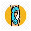 Ellenbogen Kinesio Tape Symbol
