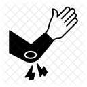 Schmerzen im Ellenbogenbereich  Symbol