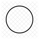 Ellipse Shape Geometry Icon