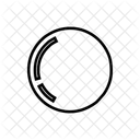 Ellipse Sharp Shape Icon