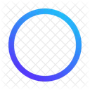 Ellipse Circle Vector Icon