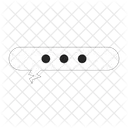 Ellipsis Dots Speech Bubble Icon